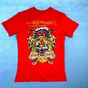 ED HARDY By Christian Audigier Tattoo Tshirt Tee MENS Size LARGE